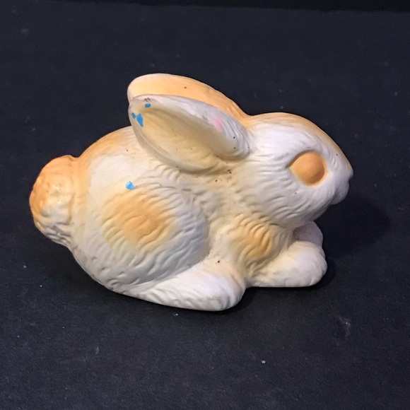 Vintage Rubber Bunny Rabbit Squeaky Toy Animal Toys Plus - Picture 2 of 8